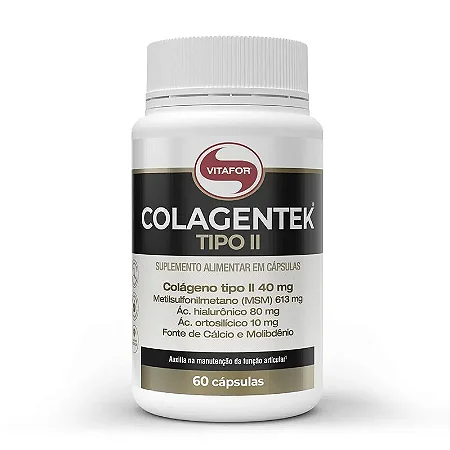 COLAGENTEK II 750MG 60 CAP VITAFOR