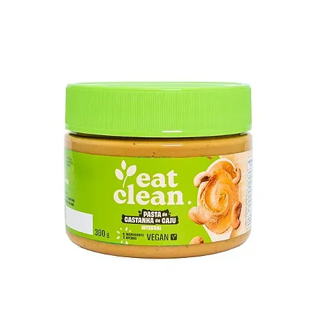 PASTA DE CASTANHA DE CAJU INTEGRAL - POTE 300G EAT CLEAN