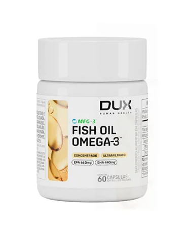 FISH OIL - POTE 60 CÁPSULAS DUX NUTRITION