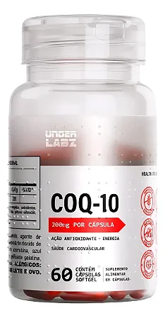 COQ10 200MG CLINICAL SERIES UNDER LABZ (60 CAPS)