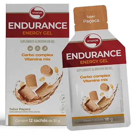 ENDURANCE ENERGY GEL PAÇOCA 30G VITAFOR