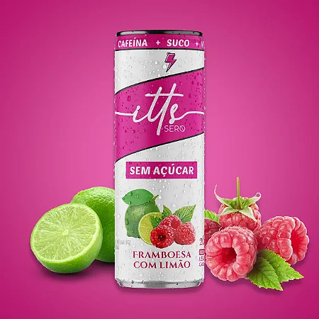 ITTS SERO ENERGY + SUCO FRAMBOESA COM LIMÃO 269ML