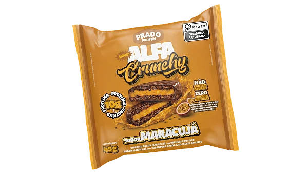 PRADO PROTEIN ALFA CRUNCHY SABOR MARACUJÁ 45G