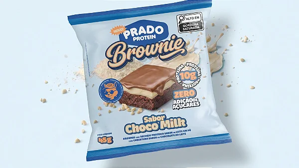 PRADO PROTEIN BROWNIE SABOR CHOCO MILK 45G