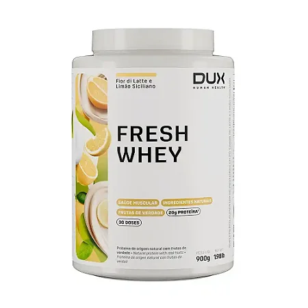 FRESHWHEY™ FIOR DI LATTE E LIMÃO SICILIANO 900G DUX NUTRITION