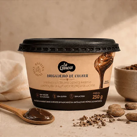BRIGADEIRO DE COLHER ZERO 250G LA GANEXA