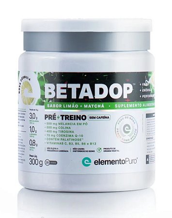 BETADOP LIMÃO COM MATCHÀ 300G