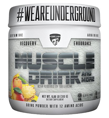 MUSCLE DRINK 300G YELLOW FRUIT FLAVOR