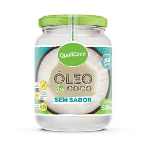 ÓLEO DE COCO SEM SABOR 500ML QUALICOCO