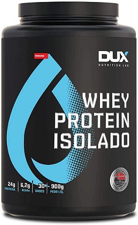 WHEY PROTEIN ISOLADO MORANGO DUX NUTRITION - POTE 900G