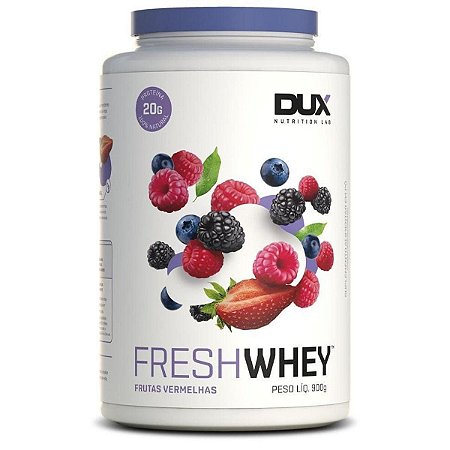 FRESH WHEY FRUTAS VERMELHAS 900G DUX NUTRITION