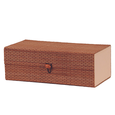 Porta Objetos Caixa Organizadora 24X14cm Bambu Retangular Decoracao Organizacao