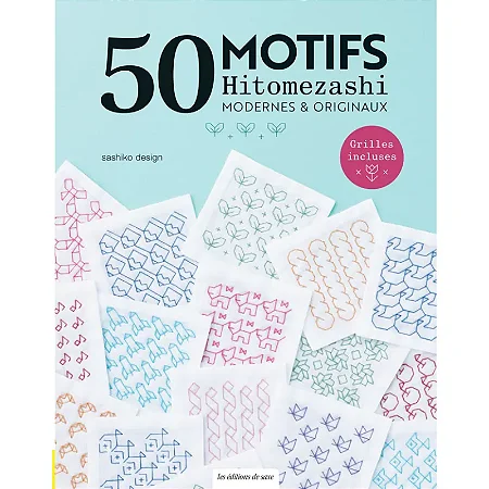 50 motifs Hitomezashi. Modernes & originaux