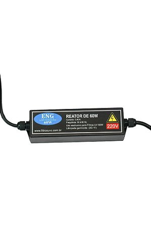 Conjunto Elétrico reator UV 60w ENG 220v