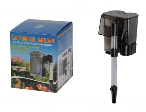 Filtro externo aquários tipo Hang On Mini Litwin 127v