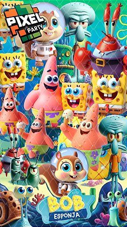 Kit Digital Bob Esponja 3D