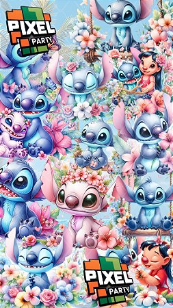 Kit Digital Stitch  jardim