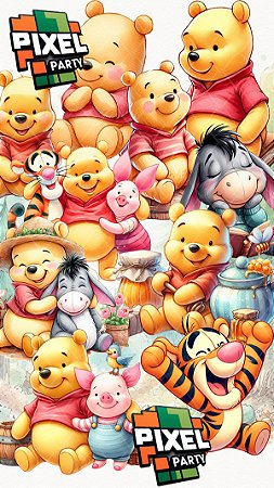 Kit Digital Ursinho Pooh
