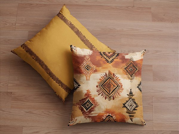 Kit duas Capas de Boho 2 45x45cm