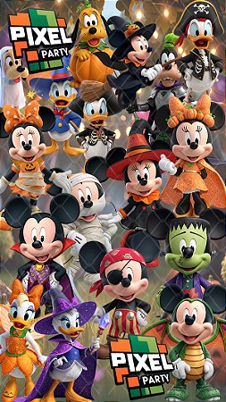 Kit Digital Mickey Halloween