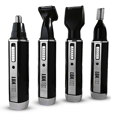 Aparador De Pelos Elétrico Barbeador Kit 4 Em 1