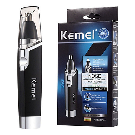 Kemei Aparador De Pelos Km-6512 Nariz Ouvido E Sobrancelha