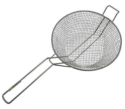 Cesto Para Fritura Fritadeira Peneira Reforçado N° 26cm Daifpro Df-24c/boca 0160/26