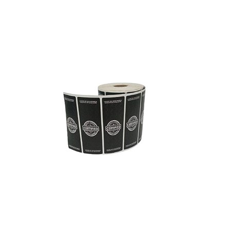 Etiqueta Lacre Para Delivery 10x3,5cm Rolo C/ 1000 Etiquetas