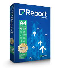 Papel Sulfite A4 Report Branco 75 g 500 Folhas Resma - Alta Qualidade