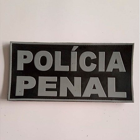 Patch Emborrachado Para Colete Polícia Penal