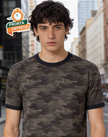Camiseta Camuflada Militar