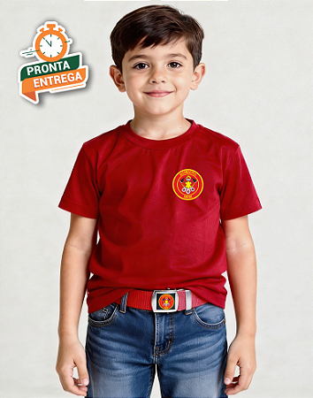 Cinto Infantil Bombeiro Mirim - de 2 a 14 anos