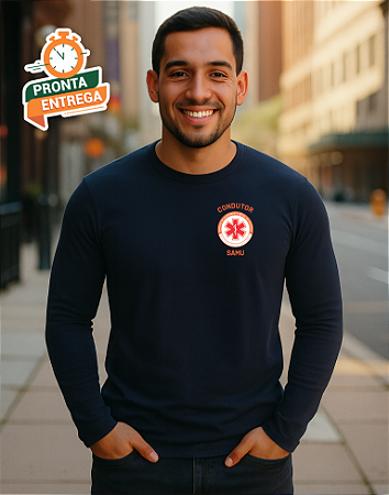 Camiseta Manga Longa Condutor SAMU