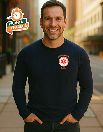Camiseta Manga Longa Enfermagem SAMU