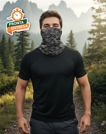 Bandana Camuflada Militar Colorida Ciclismo Proteção Uv50+