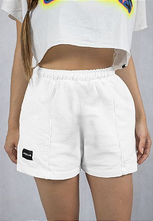 Shorts Recorte Branco