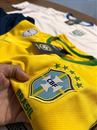 Camisa Time Brasil Seleção Copa Do Mundo - Atacado e Revenda P G M GG!