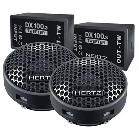 Par Mini Tweeter Hertz Dieci Dt 24.3 1" Polegada 80w Rms Neodímio