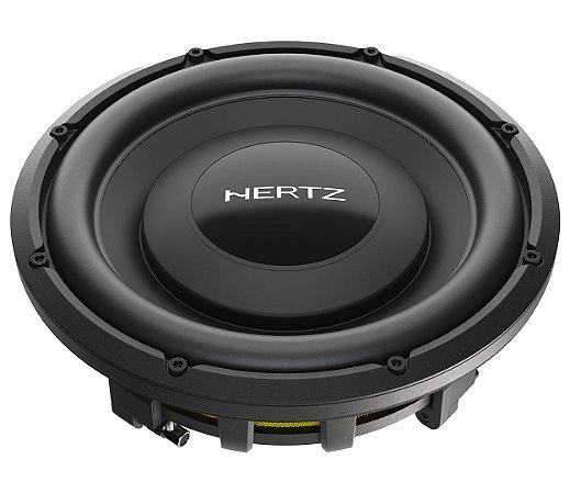Subwoofer 10 Polegadas Hertz Mps250s4 SLIM (8,26CM DE ALTURA) / BOBINA SIMPLES DE 500W CONTINUOS.