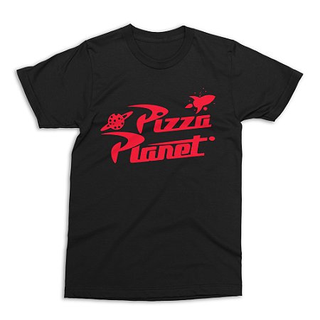 Camiseta Toy Story Pizza Planet (Preta)