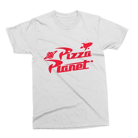 Camiseta Toy Story Pizza Planet (Branca)