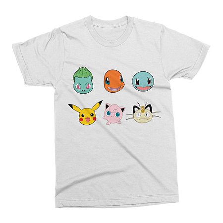 Camiseta Pokémon (Branca)