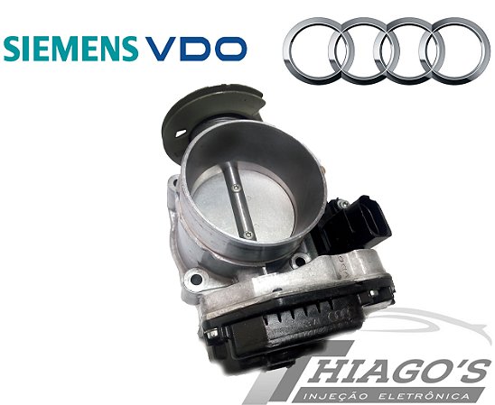 *(SÓ COM TROCA)* Corpo de borboleta - TBI Audi A4 / A6  / Volkswagen Passat 2.8 V6  - 078133063AL / 408237221006