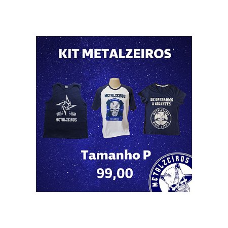 Kit 4 Metalzeiros Tam P