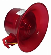 Sirene Áudio Visual Convencional - 12/24v - 110 Decibéis