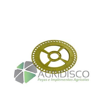 APOLLO DISCO SOJA RAMPFLOW MOD U 45 FUROS AMARELO - 7,3 MM