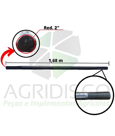 0521014510 EIXO REDONDO Ø 2" X 1,68 M (CIVEMASA)