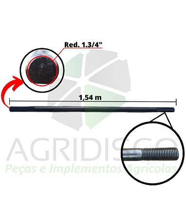 52320502250 EIXO REDONDO Ø 1.3/4" X 1,54 M (BALDAN)