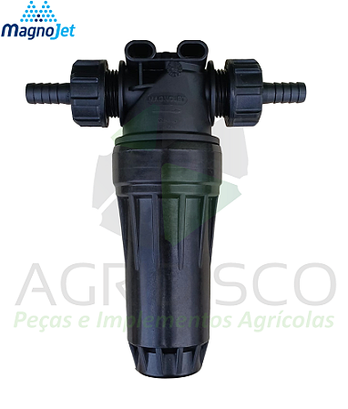 M500/1 MAGNO JET FILTRO DE LINHA COPO LONGO SAIDAS P/ MANG. 1/2" - FILTRAGEM DE 150 L/MIN