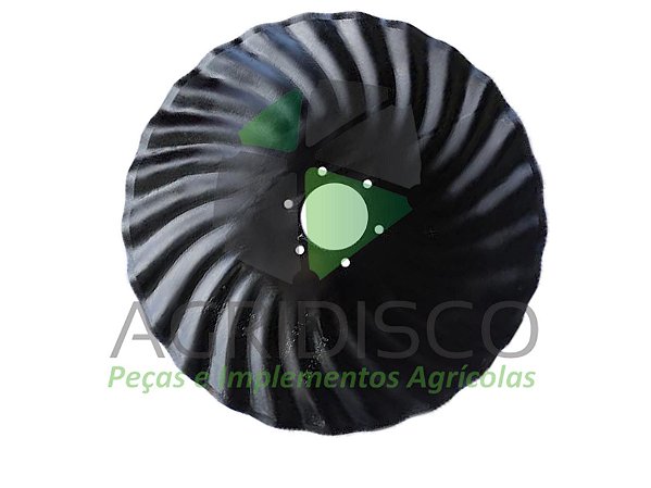 0607025034 DISCO ONDULADO TURBO 18" X 4,5 MM 25 ONDAS